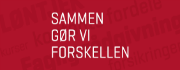 Anvendes til tema om mobning. Der står "Sammen gør vi forskellen".